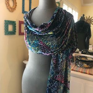 Chico’s multicolor wrap/scarf.